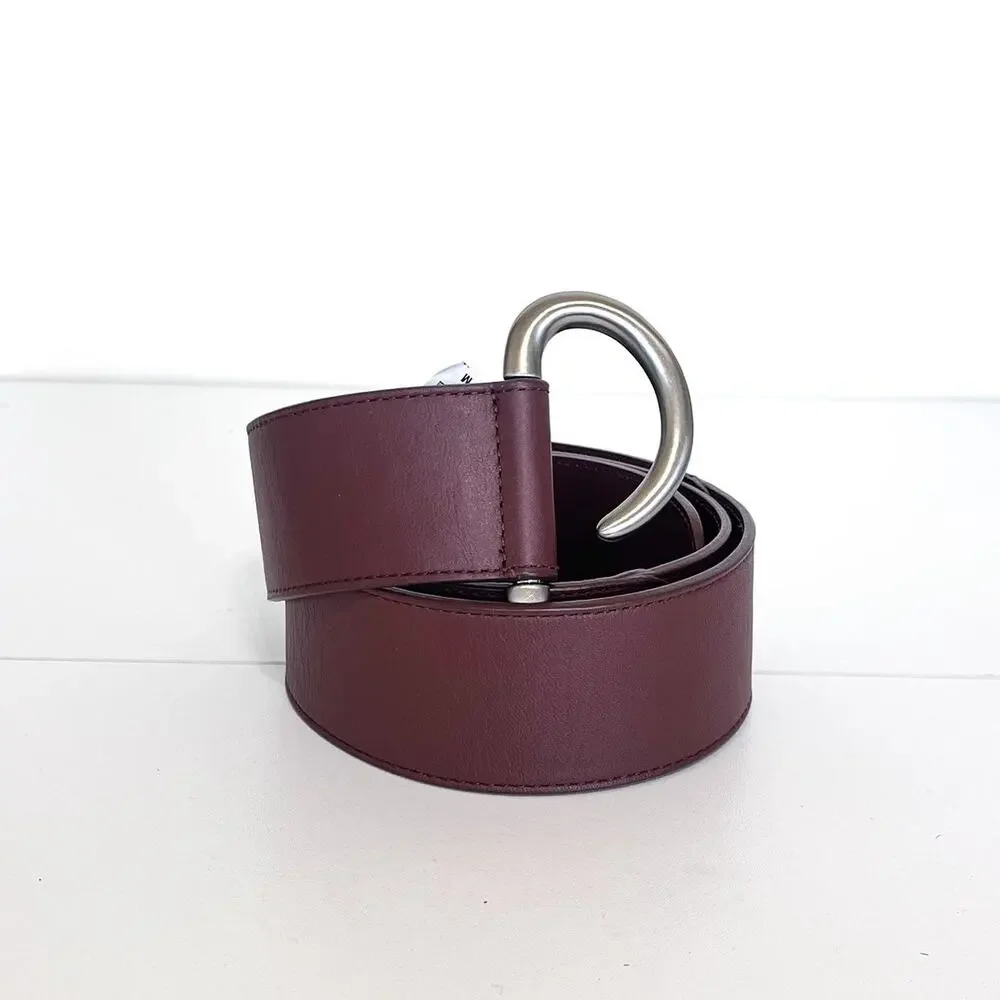 J Jill Womens Boho Western Country Belt Medium‎ Brown Leather Wide Hippie